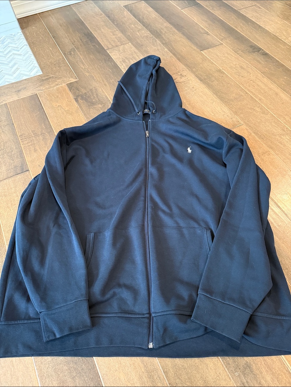 Polo by Ralph Lauren Navy Full-Zip Hoodie Sweatshirt